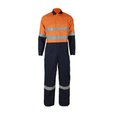 Hi-Vis Coveralls full body protection with reflective tape - front view - Okuch Australia