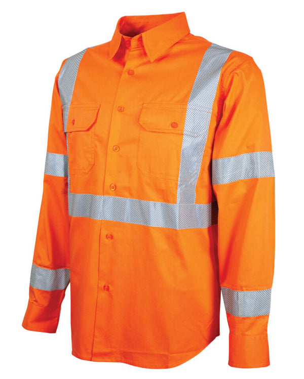 Hi-Vis X-Back NSW Rail Shirt