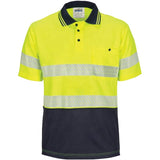 Segmented X-Back Reflective Polo