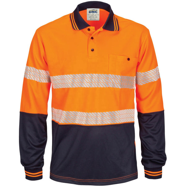Segmented X-Back Reflective Polo