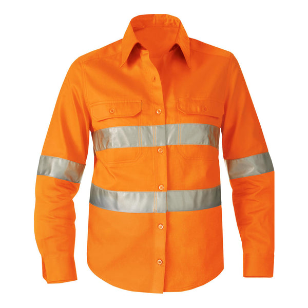 Women's X-Back Reflective Drill Shirt