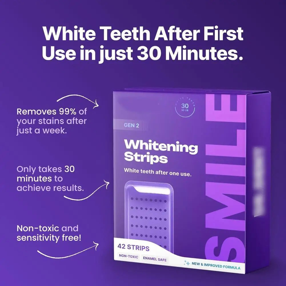 Purple Color Correcting Whitening Strips